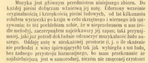 Oskar Kolberg, Dzieła Wszystkie t. 1. Pieśni ludu polskiego. PWM Warszawa-Poznań 1974, s. V.